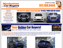 Tablet Screenshot of manhattancarbuyers.com